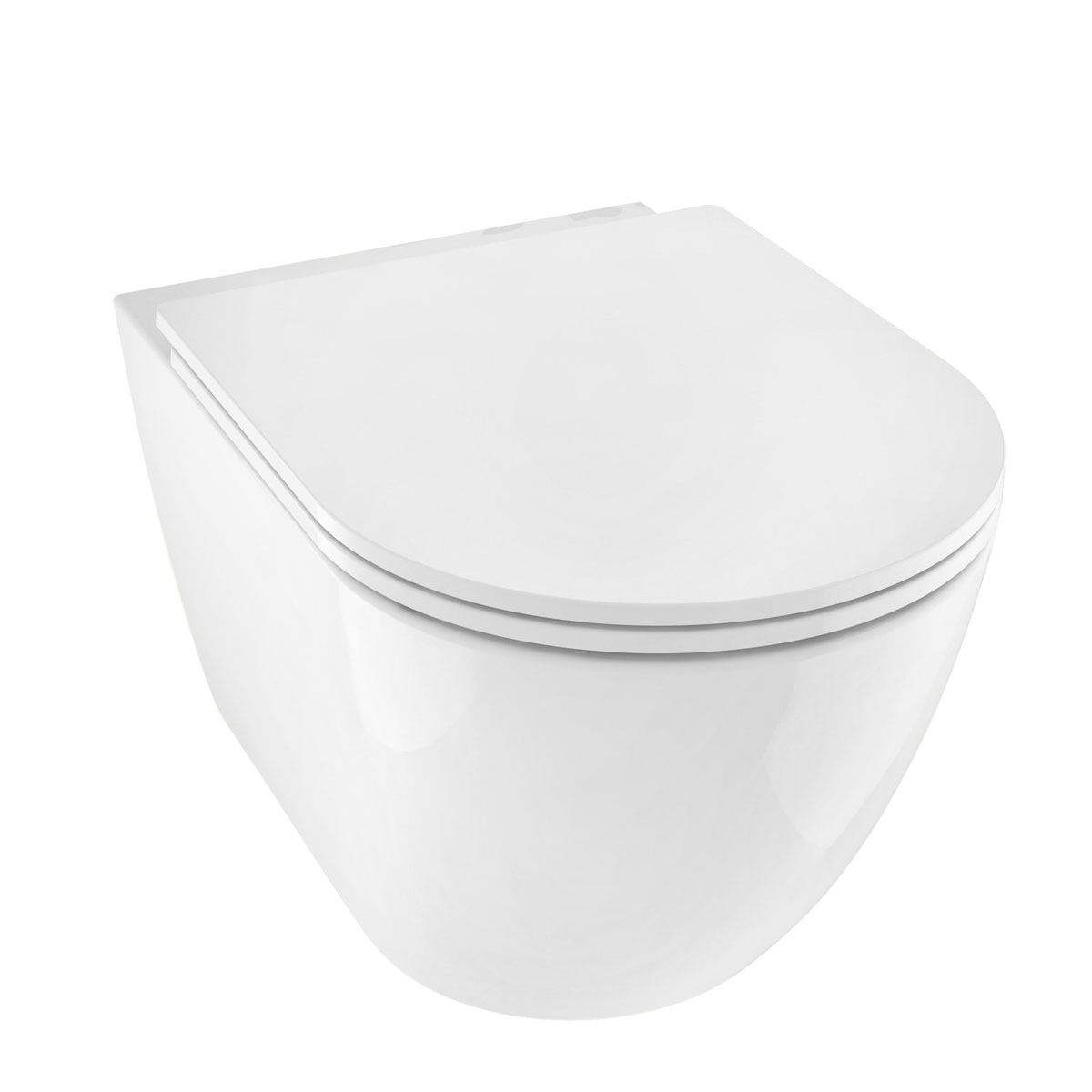 257909 Rimless Basic Wand-WC-Set Spülrandloses Duravit DuraStyle |