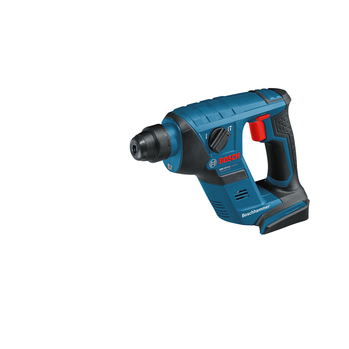 Bosch Professional Bosch GBH 18 V-LI Compact Professional Akku-Bohrhammer 18 V, ohne Akku u. Ladegerät, Solo Version im Karton