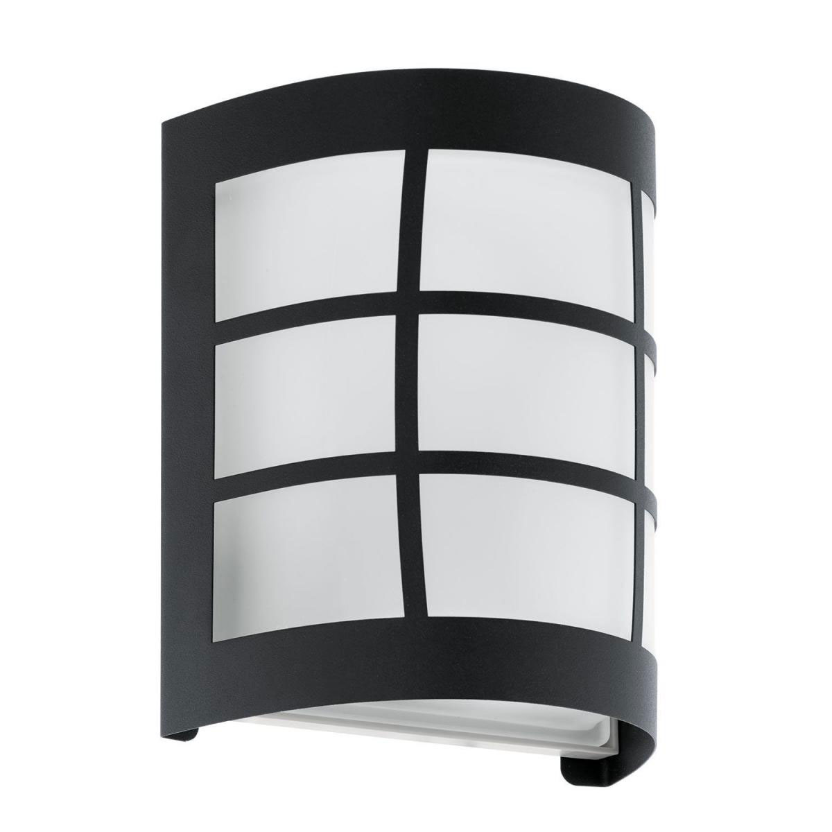 Eglo LED-Außenwandleuchte Treviolo schwarz-klar | schwarz | 249798