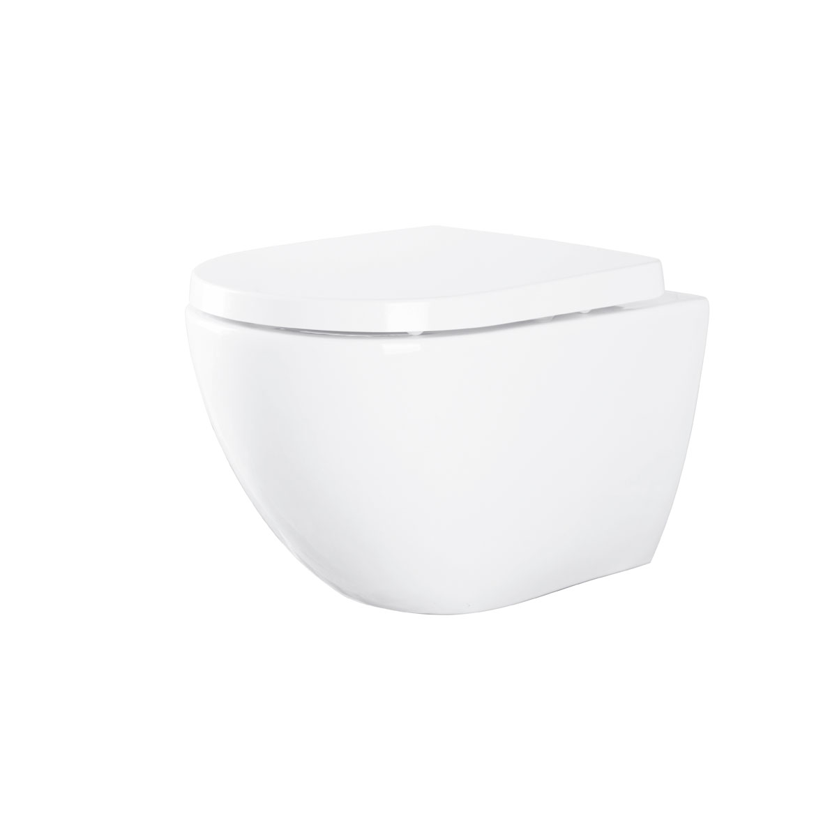 Wand-WC Cozy erhöht spülrandlos inkl WC-Sitz | 116900 | WCs & Toiletten