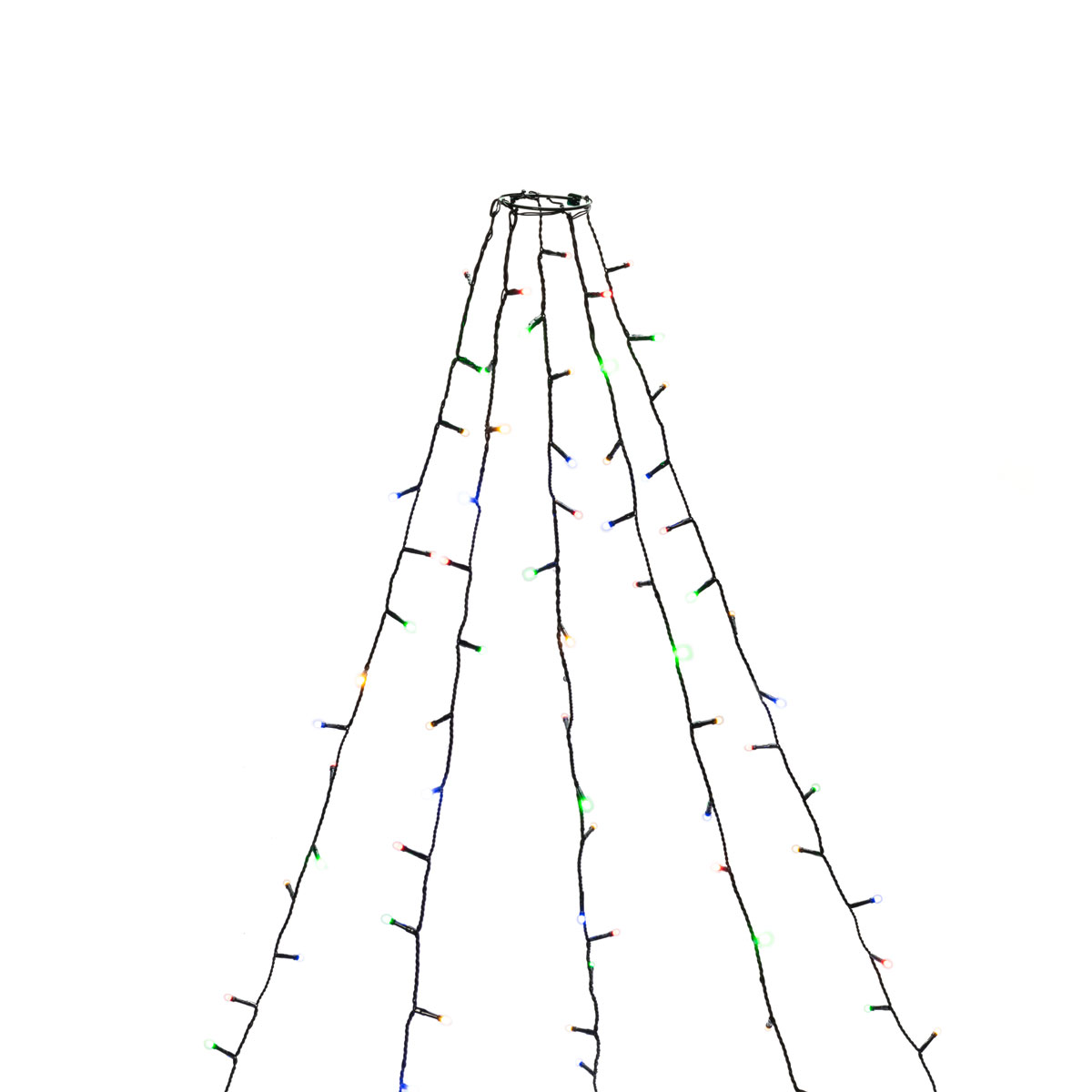 Konstsmide LED-Baummantel mit Durchmesser 241110 | m 8,5 200 LEDs Ring bunt