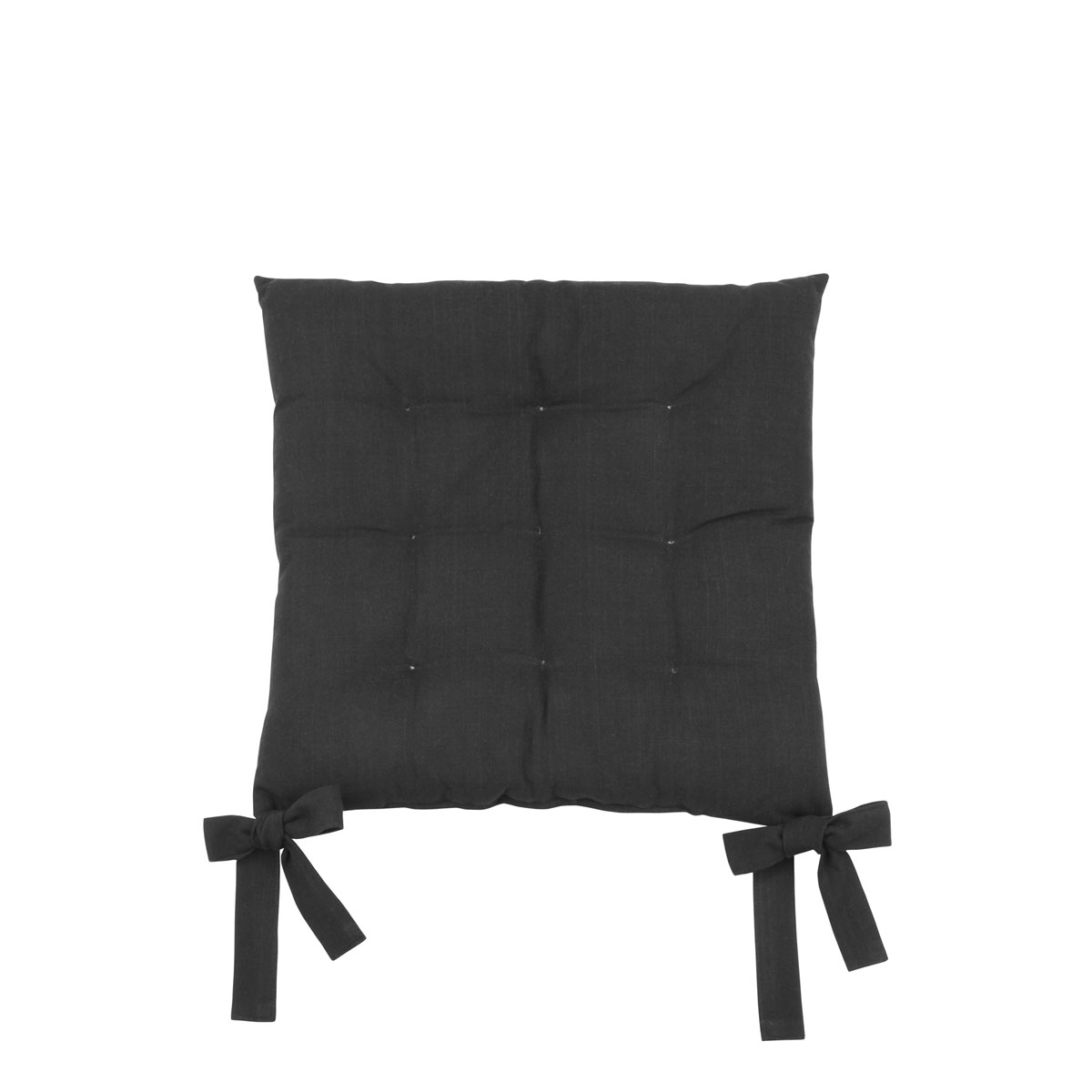 Sitzkissen schwarz 40 x 40 x 3 cm