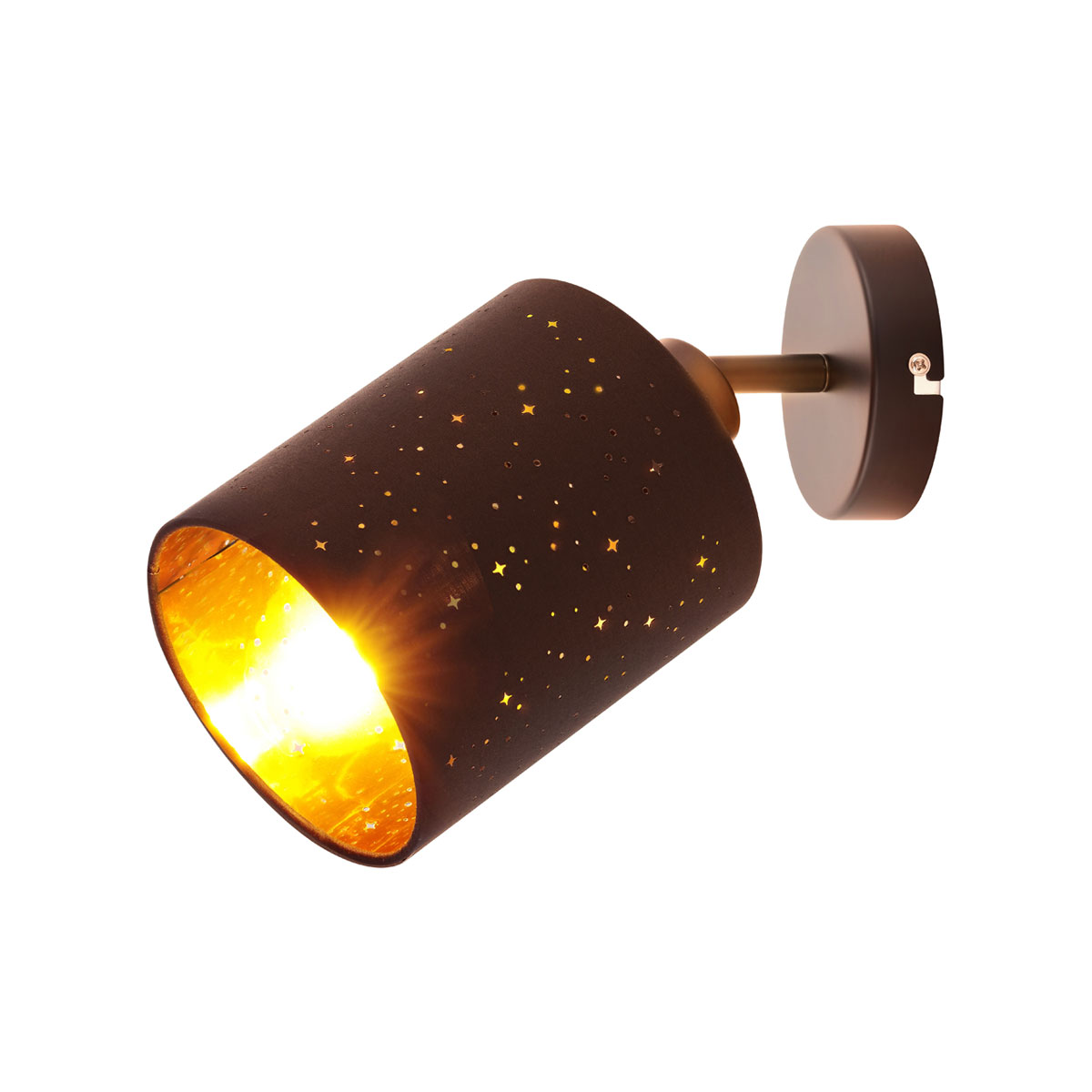Flector LED-Tischleuchte Kamina schwarz-gold 12 x 27 cm | 219905
