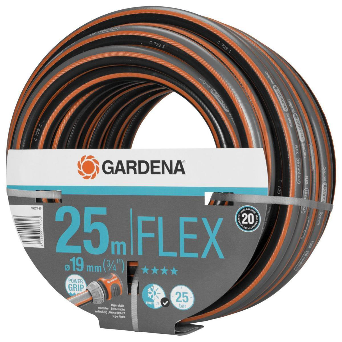 GARDENA Gartenschlauch Comfort FLEX, 18053-20, 19 mm (3/4