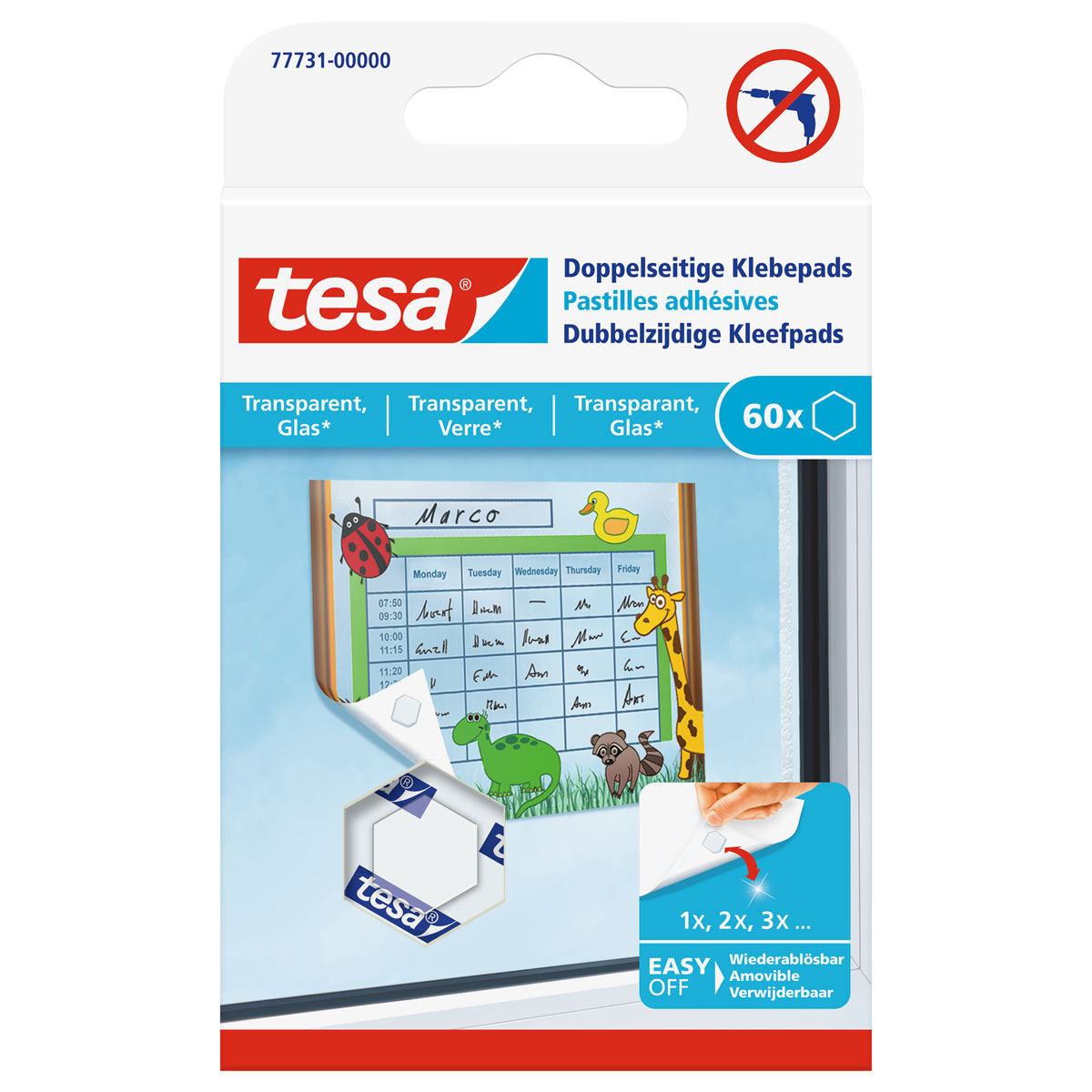 Tesa Dichtband für Tür u. Fenster, 6 m, 9 mm breit - Breite: 9mm