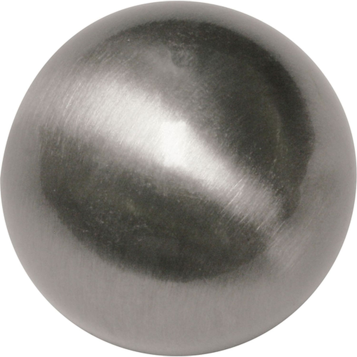 Gardinia Endstück Kugel 16 mm | Durchmesser Edelstahl-optik 548273 für