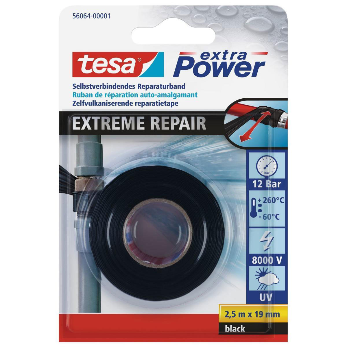 Tesa Extreme Repair transparent 2,5mx19 mm
