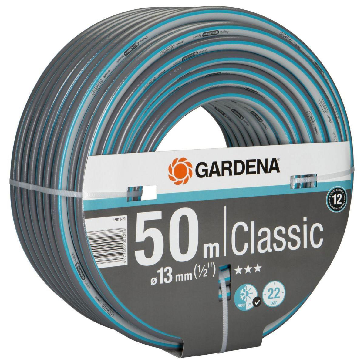 Gardena Gartenschlauch Classic 13 mm (1/2) 50 m bis 22 bar
