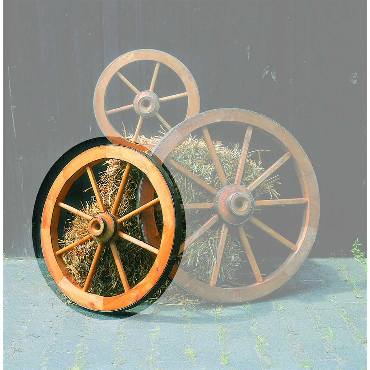 Promadino Wagenrad groß Durchmesser 90 cm | K000017380