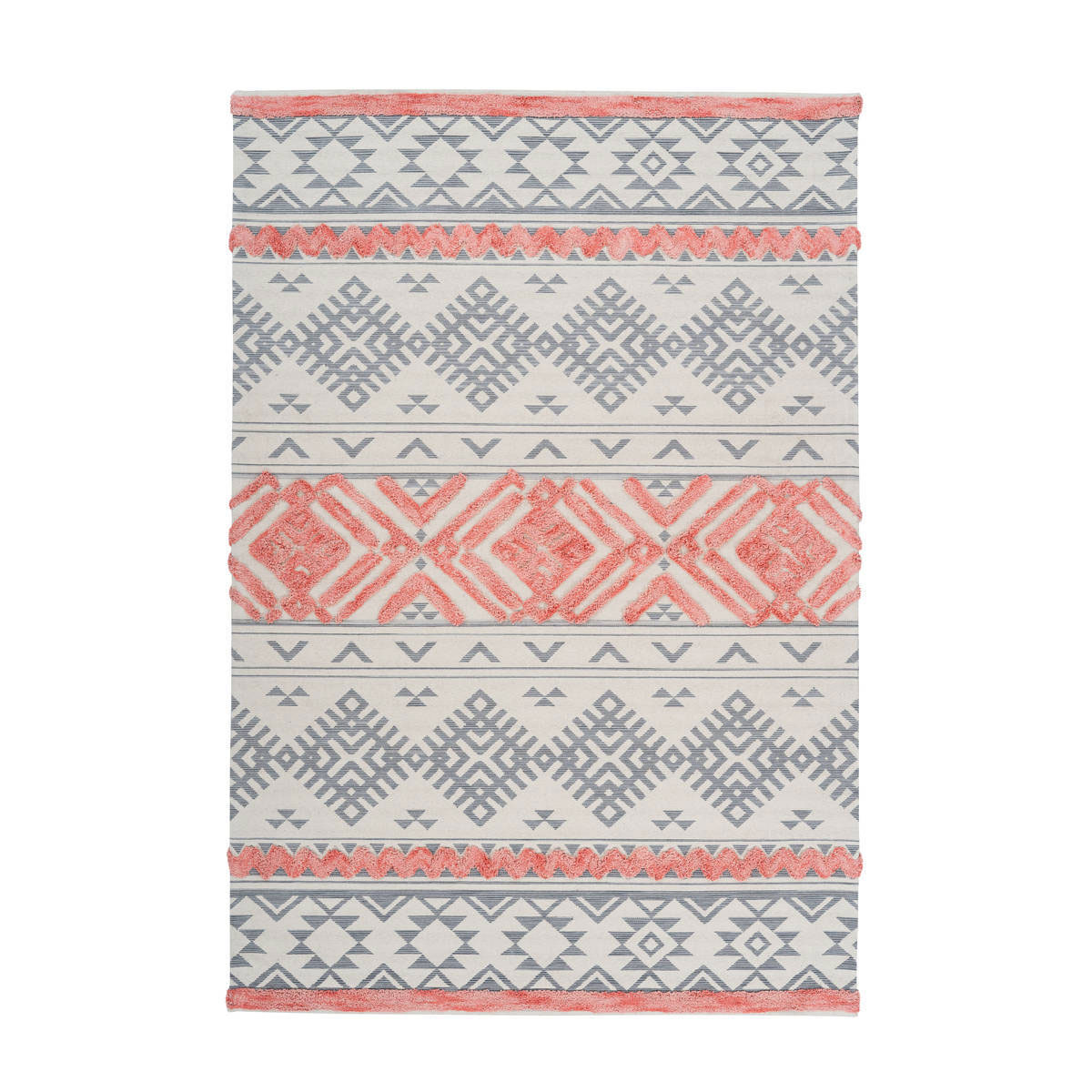 Ethno-Teppich Ethnie 200, grau/apricot 160x230 cm Ethno-Teppich Ethnie 200, grau/apricot 160x230 cm