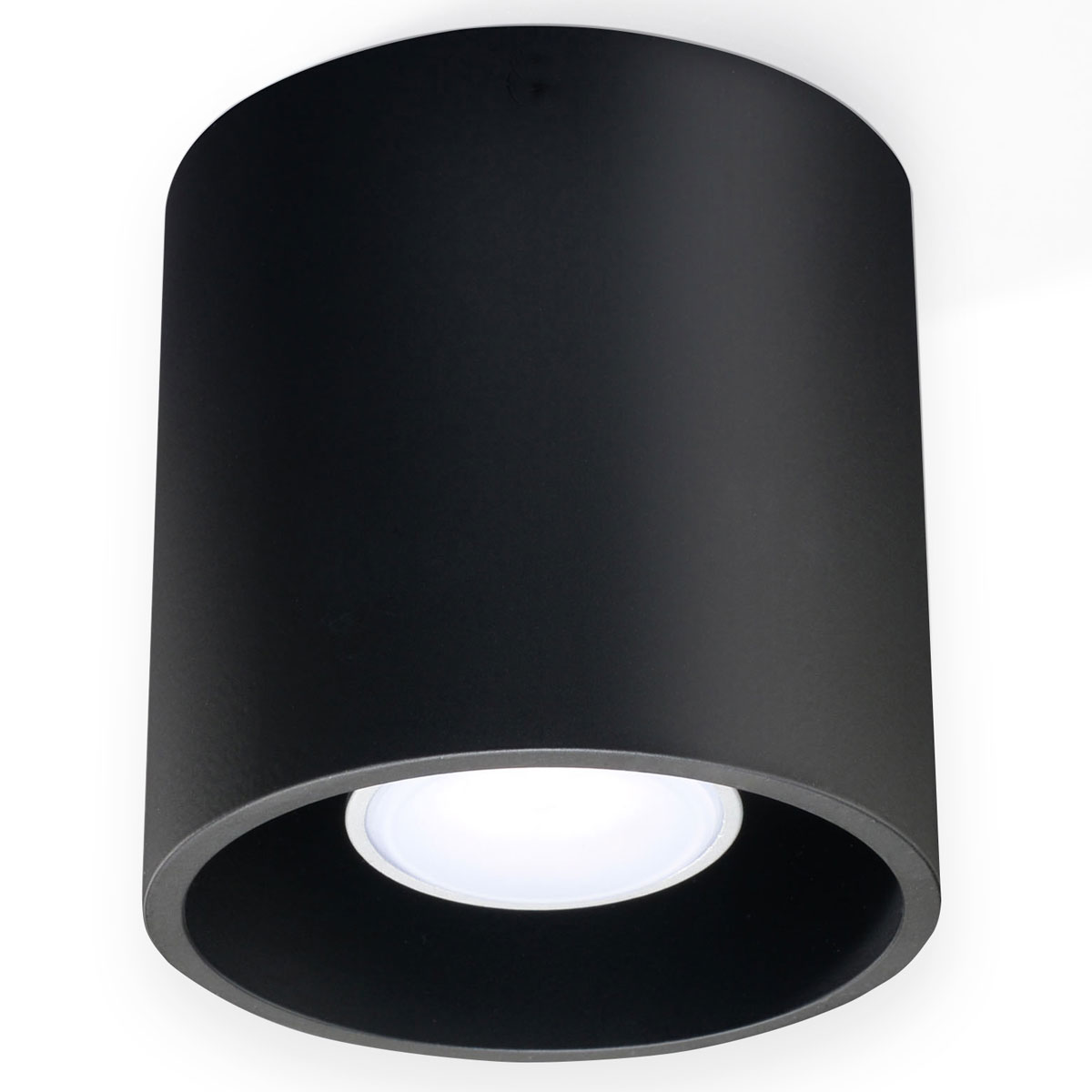 Sollux Lighting Deckenleuchte Orbis Metall schwarz | schwarz | Metall |  K000049422