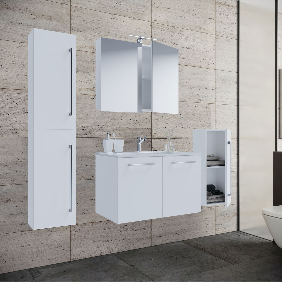 Spiegelschrank Weiss 2 Turen Preisvergleich Die Besten Angebote