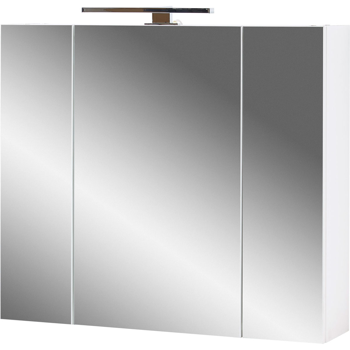 Spiegelschrank mit x cm und 3 Steckdose Türen 23 LED-Beleuchtung 76 x | weiß 71 K000065113