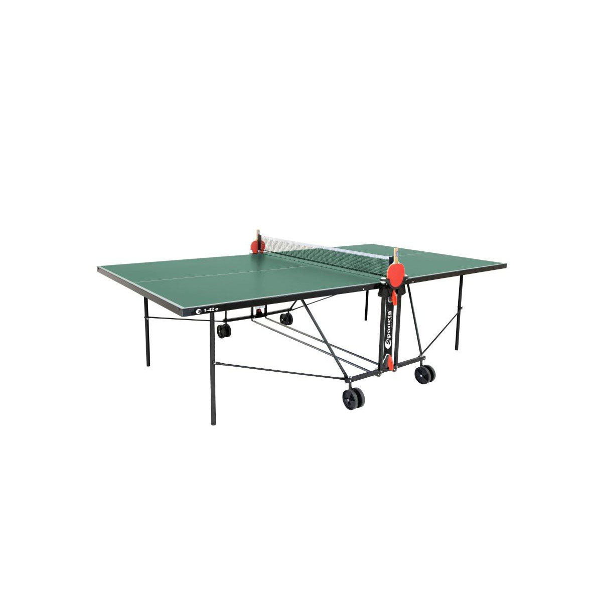Sponeta Tischtennisplatte S 1-42 e Grün Outdoor Tischtennis Tisch  wetterfest | Grün | K000779969