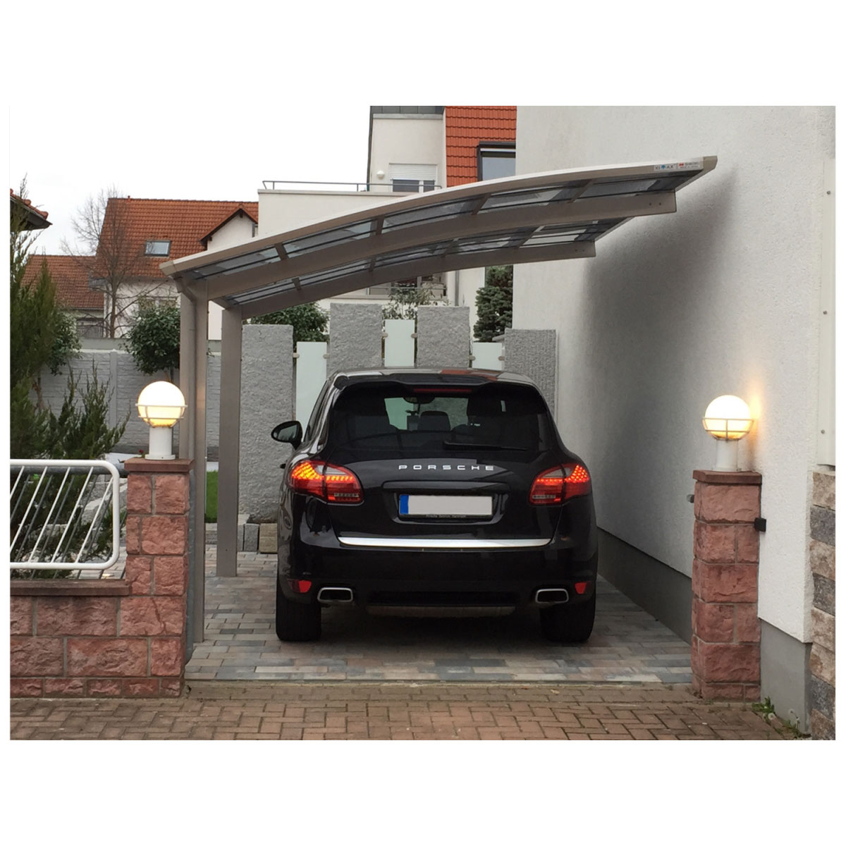 Ximax Carport Alu Portoforte 170 EdelstahlLook Edelstahl